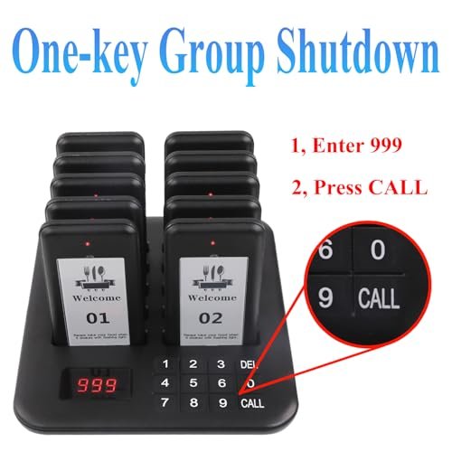 LOUKIENE Restaurant Pager System